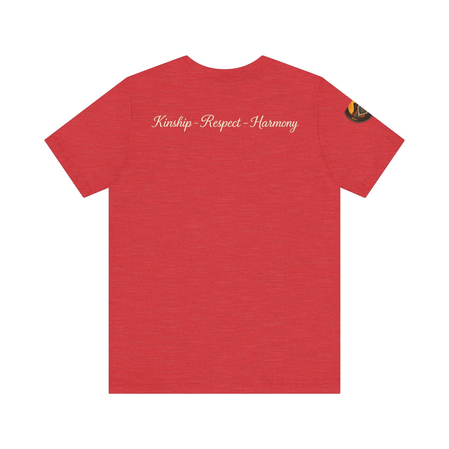 Kinship-Respect-Harmony- K’é -Unisex Tee - Boho Chic, Casual Wear, Gift for Friends, Birthday or Holiday Shirt, Everyday Comfort, Unisex Graphic Tee