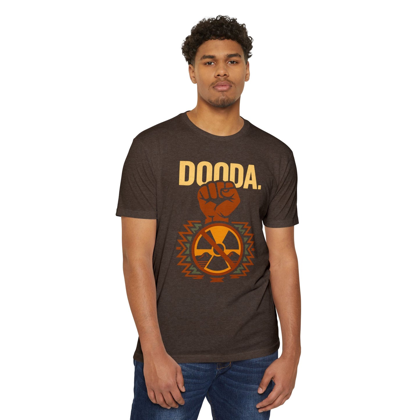 Say it loud. Say it clear. Dooda.-Empowering Unisex T-Shirt with Bold Graphics, Casual Wear, Protest Apparel, Statement Tee, Eco-Conscious Fashion, Gift for Activists