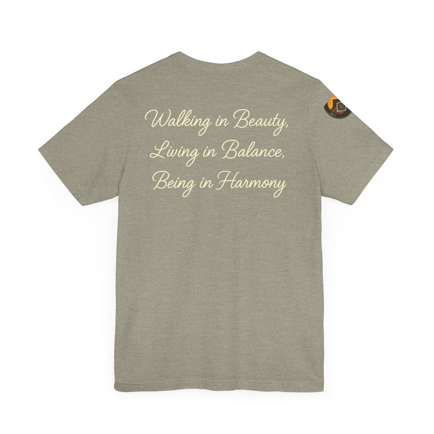 Hózhǫ́ – Walk in Beauty - Unisex Jersey Tee, Gifts for Nature Lovers, Mindfulness Apparel, Spiritual Wear, Everyday Comfort
