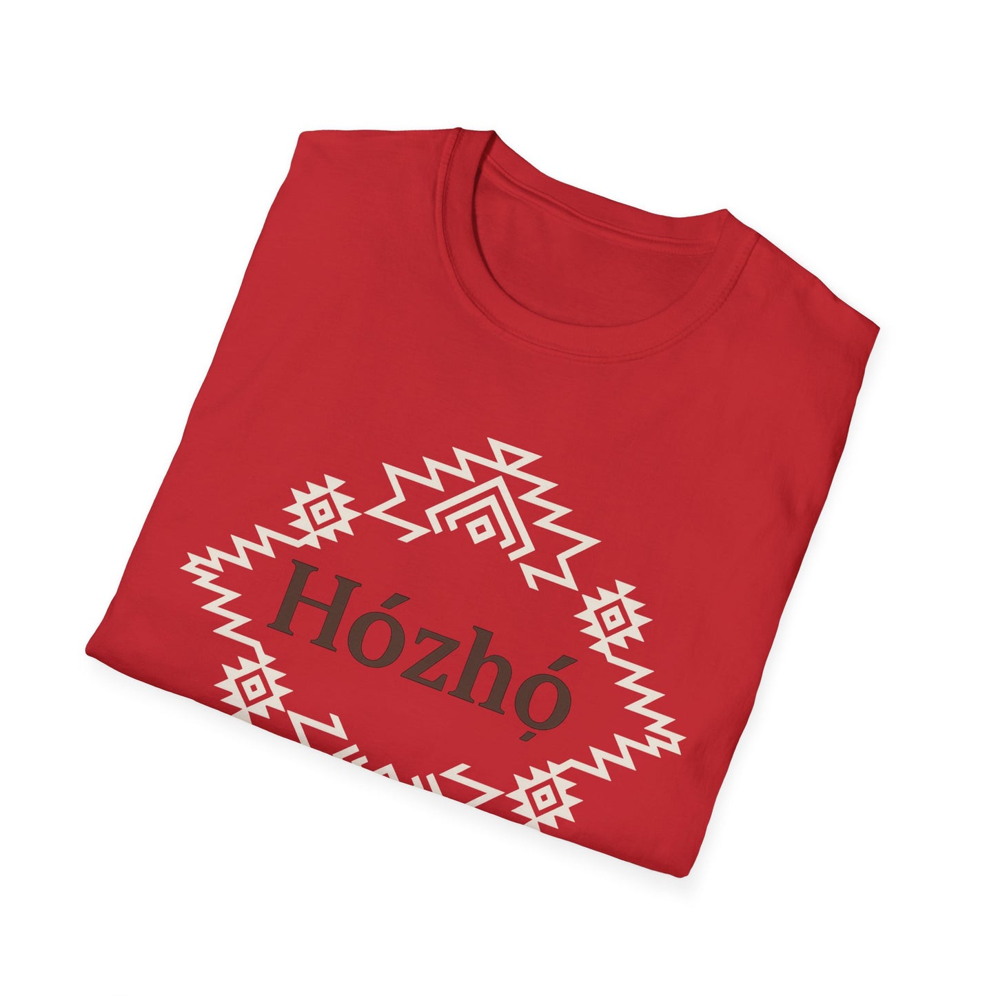 Hózhó-Walk in Beauty Unisex Softstyle T-Shirt, Comfortable Graphic Tee, Minimalist Vibe, Perfect Gift, Eco-Friendly Fashion, Everyday Wear