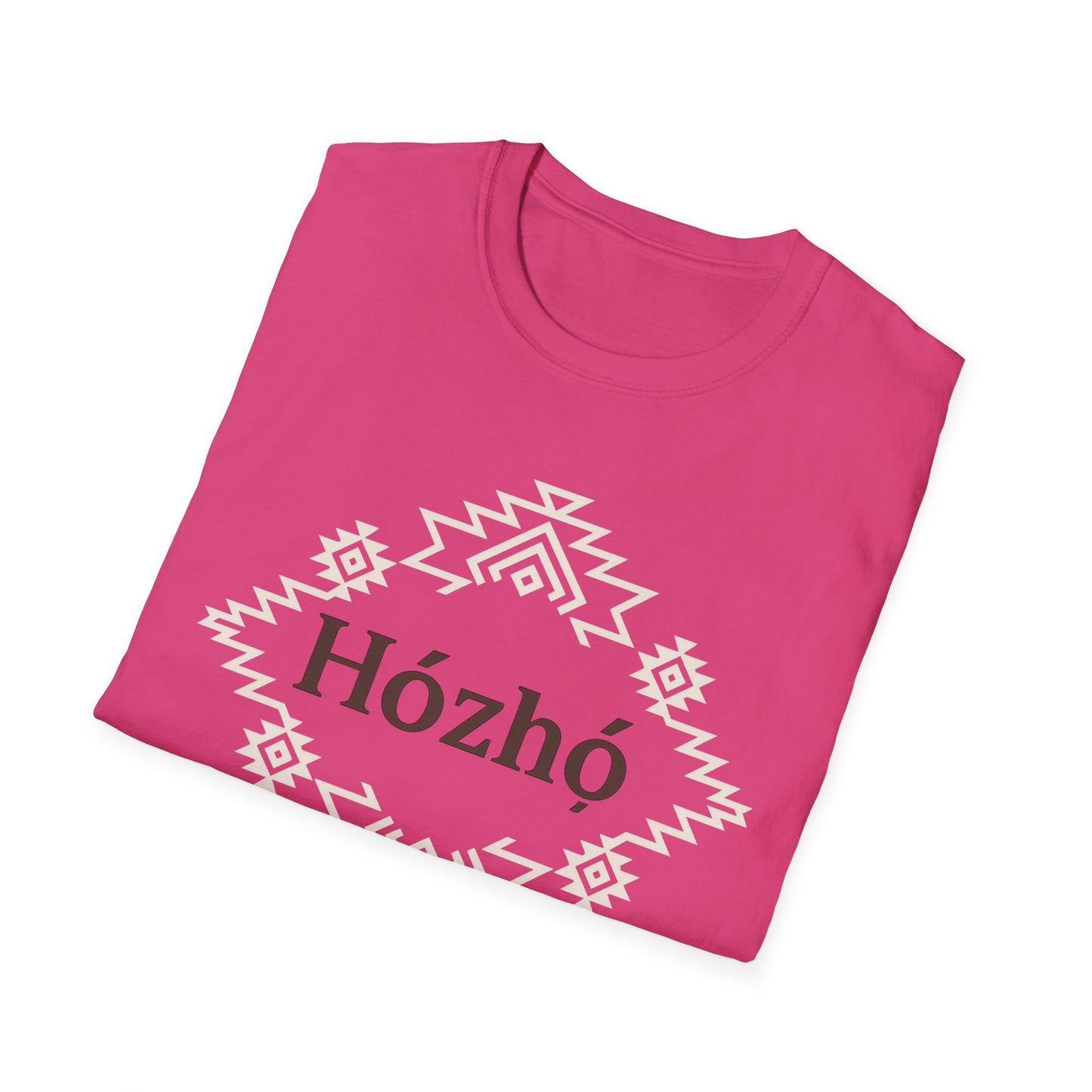 Hózhó-Walk in Beauty Unisex Softstyle T-Shirt, Comfortable Graphic Tee, Minimalist Vibe, Perfect Gift, Eco-Friendly Fashion, Everyday Wear