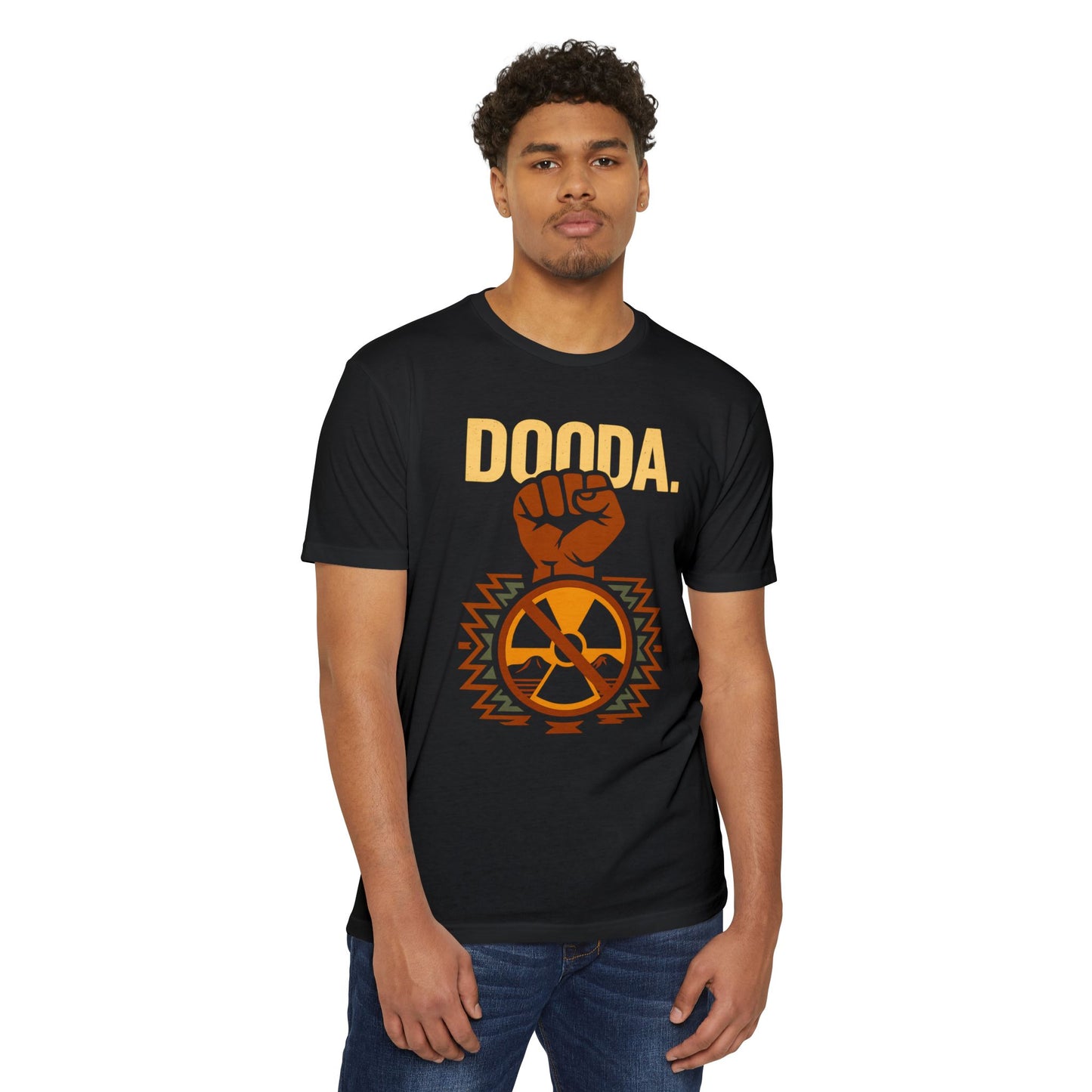 Say it loud. Say it clear. Dooda.-Empowering Unisex T-Shirt with Bold Graphics, Casual Wear, Protest Apparel, Statement Tee, Eco-Conscious Fashion, Gift for Activists