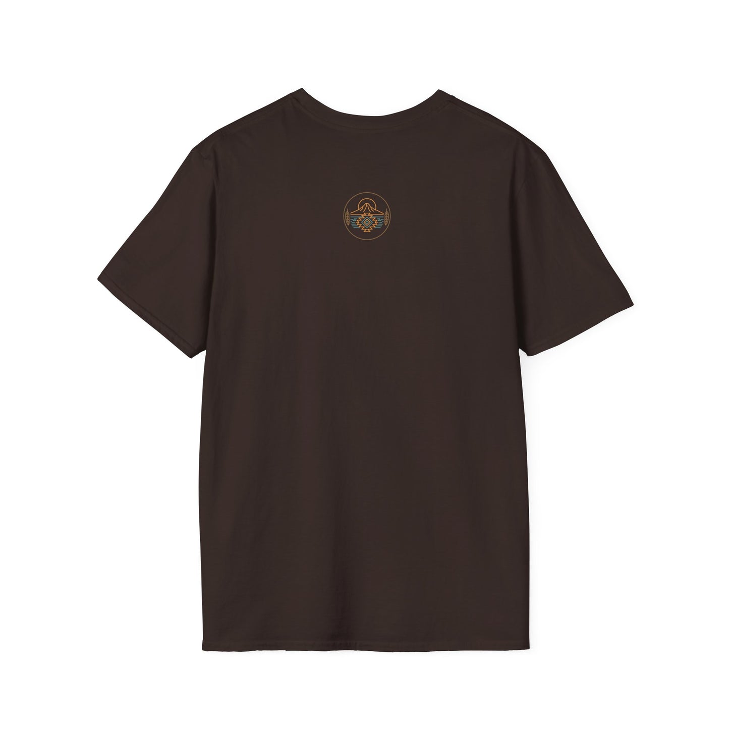 Warpath Weave – Men's Geometric Heritage Tee Tribal Pattern Unisex Softstyle T-Shirt - Bohemian Fashion, Casual Wear, Unique Gift, Festival Style, Everyday Comfort