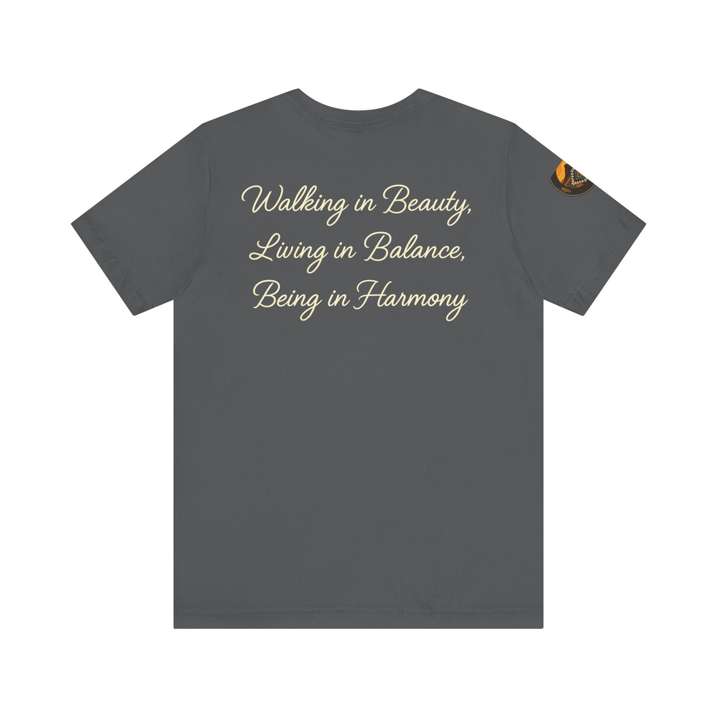 Hózhǫ́ – Walk in Beauty - Unisex Jersey Tee, Gifts for Nature Lovers, Mindfulness Apparel, Spiritual Wear, Everyday Comfort