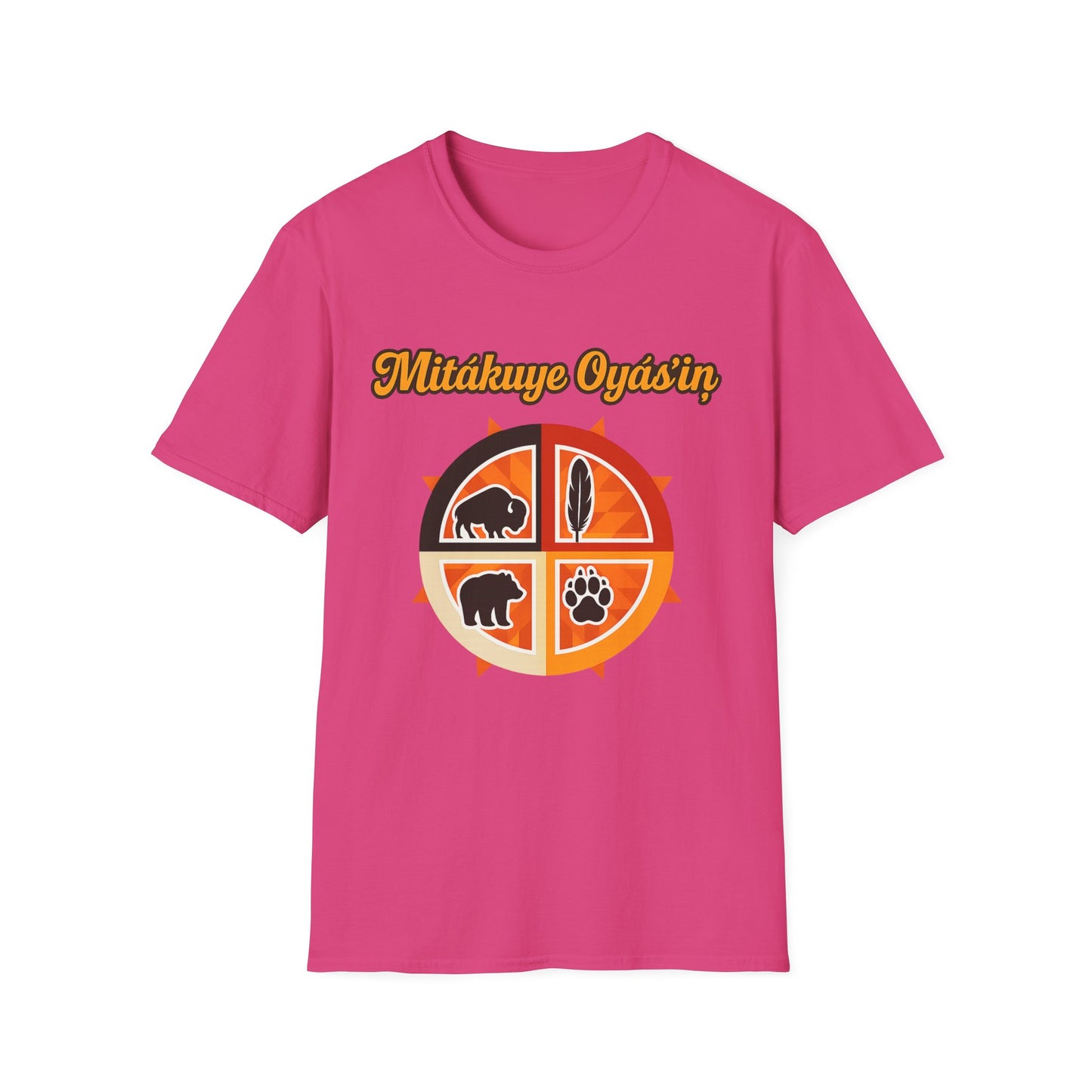 Mitakuye Oyas'in - Tribal Spirit - Unisex T-Shirt, Trendy Family Tee, Native American Gift, Matching Family Shirts, Outdoor Adventure Wear