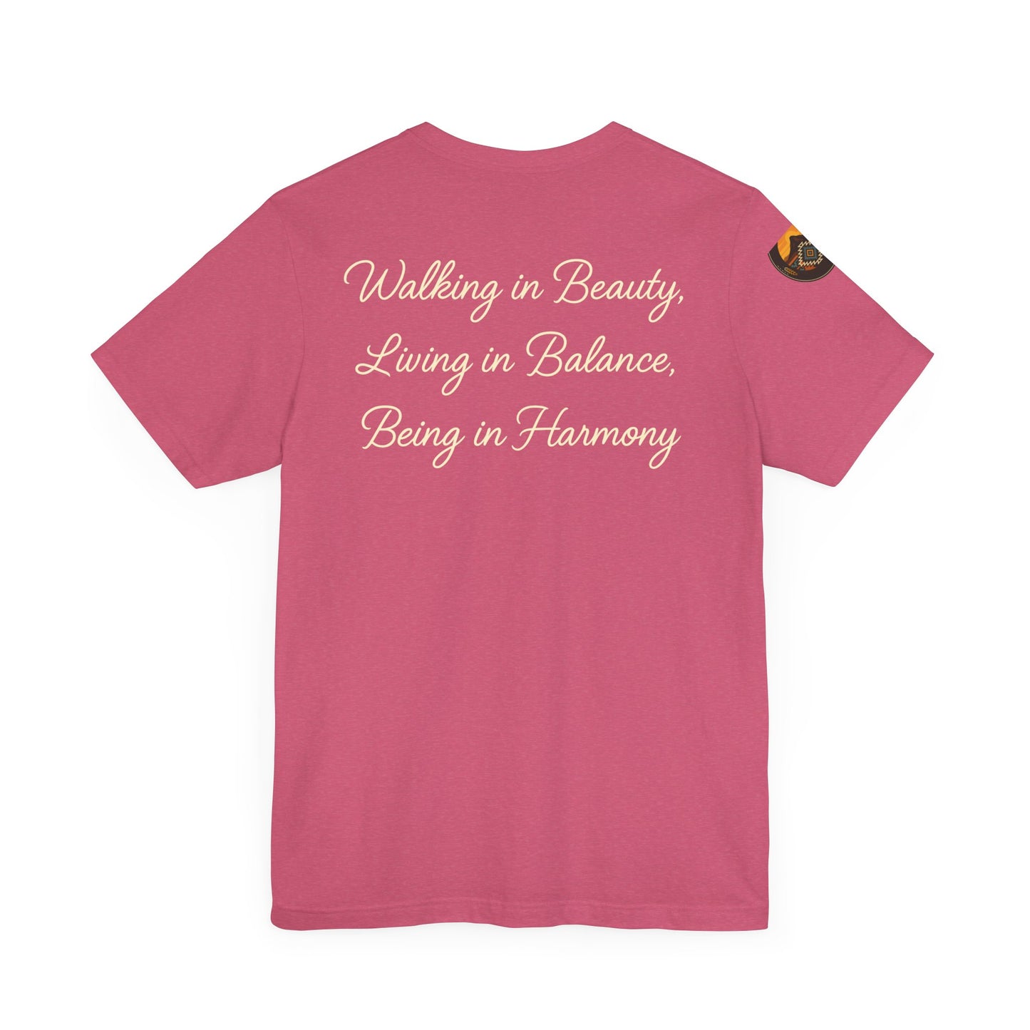 Hózhǫ́ – Walk in Beauty - Unisex Jersey Tee, Gifts for Nature Lovers, Mindfulness Apparel, Spiritual Wear, Everyday Comfort