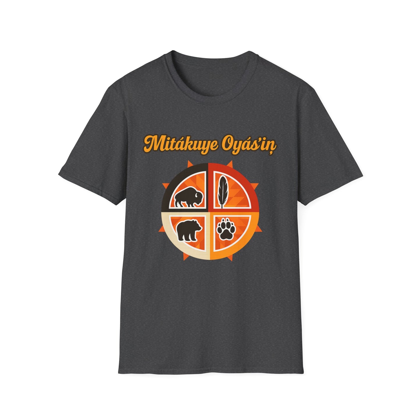Mitakuye Oyas'in - Tribal Spirit - Unisex T-Shirt, Trendy Family Tee, Native American Gift, Matching Family Shirts, Outdoor Adventure Wear