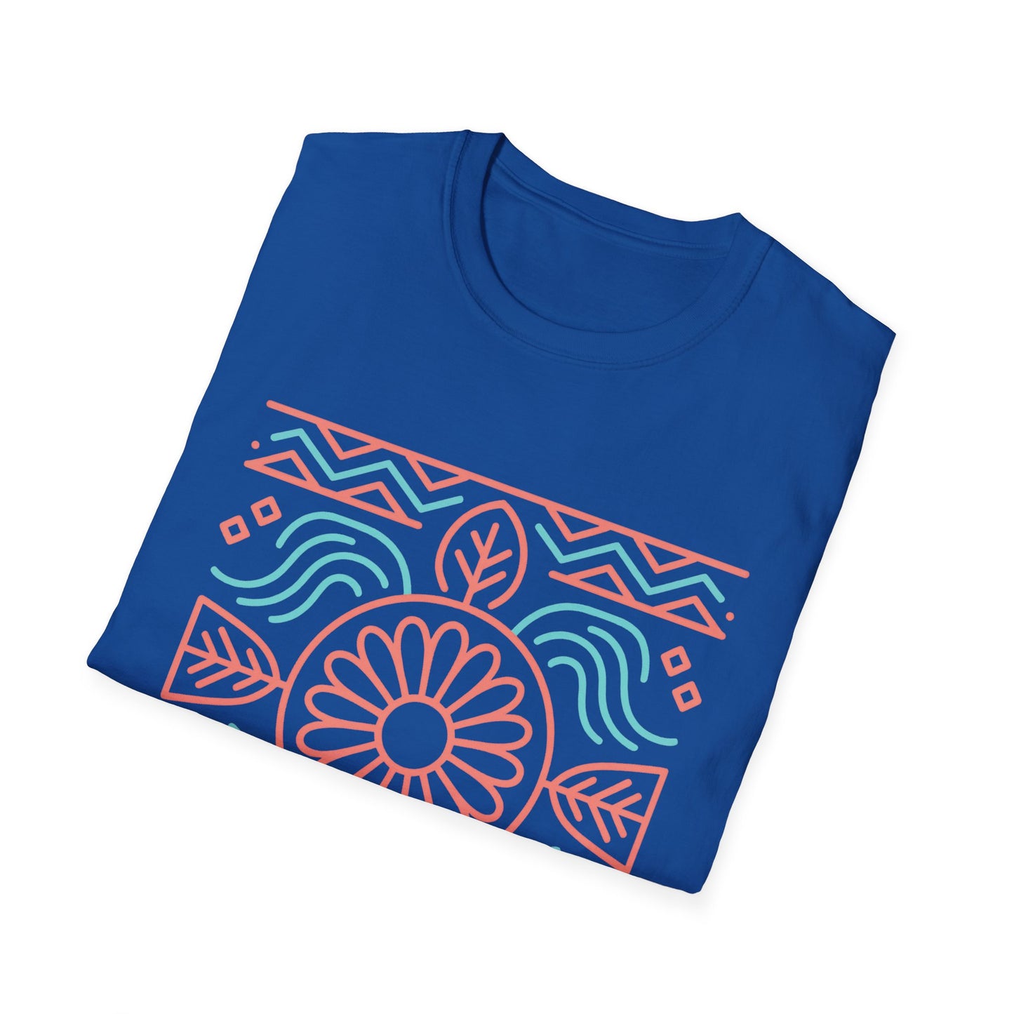 Morning Light Bloom – Women's Native American-Inspired Tee Boho Floral Unisex T-Shirt | Casual Wear, Gift for Her, Summer Style, Eco-Friendly, Beach Day Essential