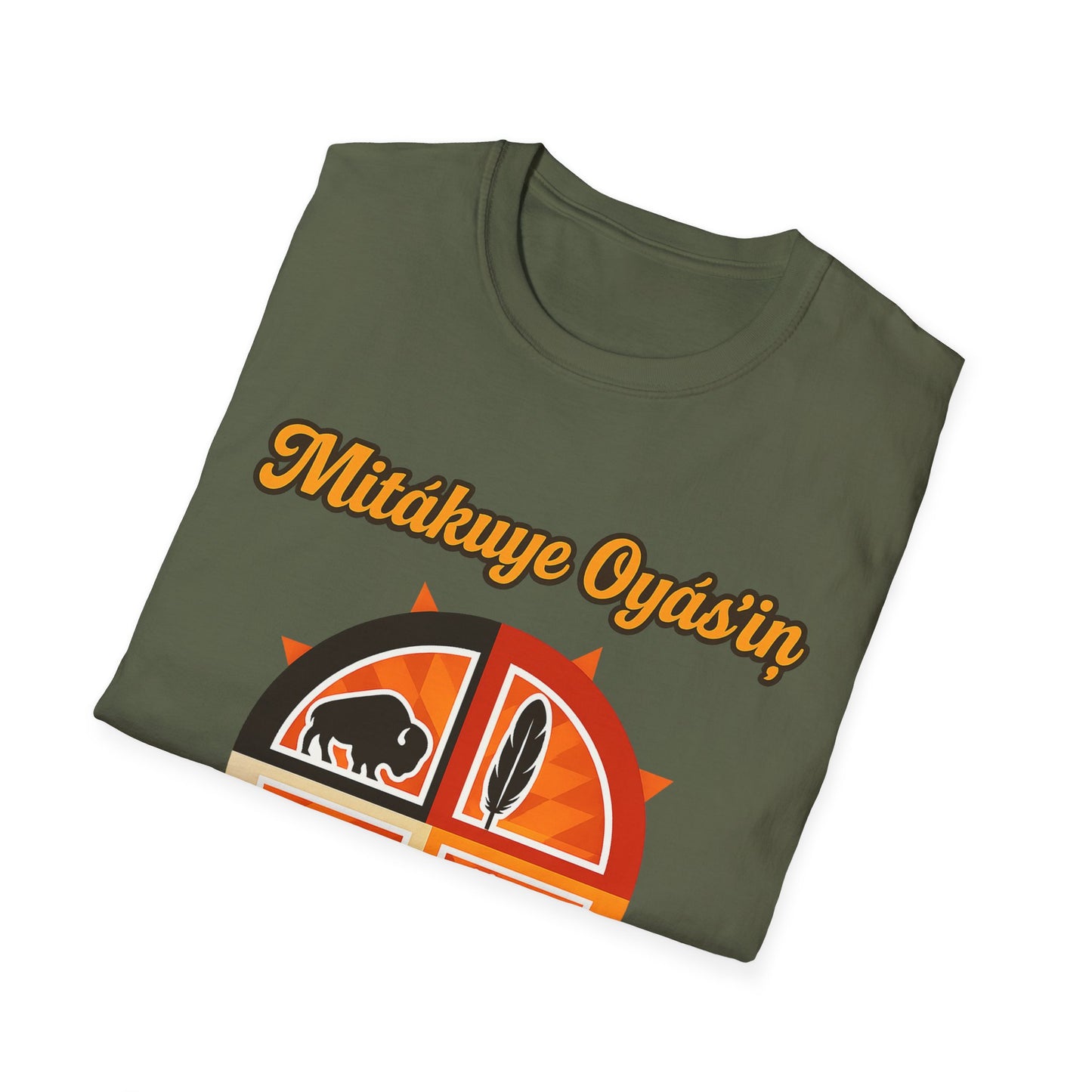 Mitakuye Oyas'in - Tribal Spirit - Unisex T-Shirt, Trendy Family Tee, Native American Gift, Matching Family Shirts, Outdoor Adventure Wear
