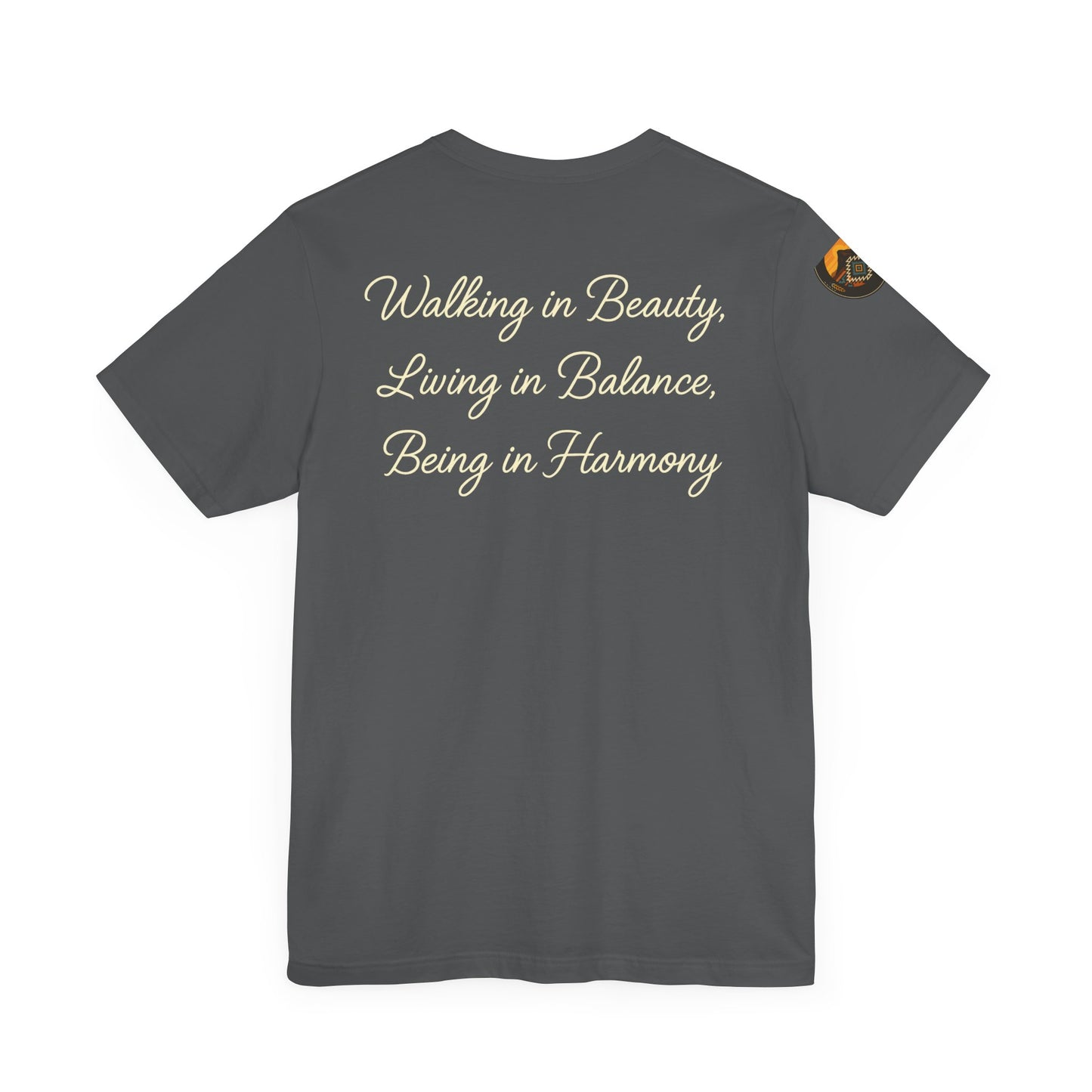 Hózhǫ́ – Walk in Beauty - Unisex Jersey Tee, Gifts for Nature Lovers, Mindfulness Apparel, Spiritual Wear, Everyday Comfort