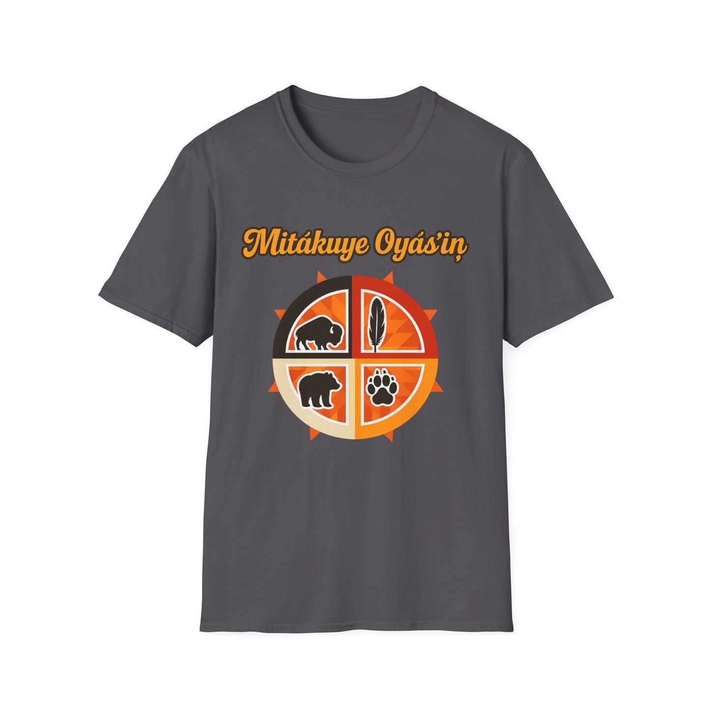 Mitakuye Oyas'in - Tribal Spirit - Unisex T-Shirt, Trendy Family Tee, Native American Gift, Matching Family Shirts, Outdoor Adventure Wear