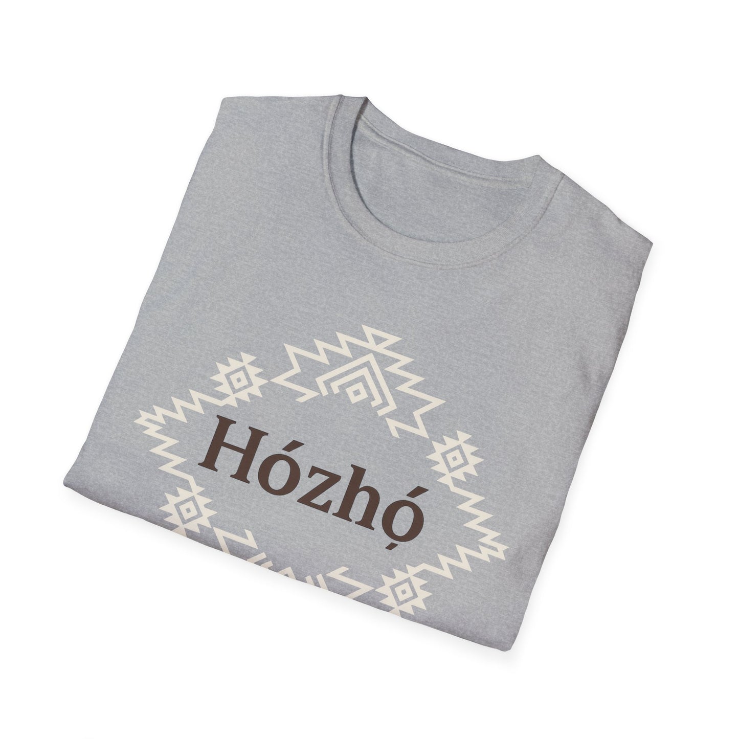 Hózhó-Walk in Beauty Unisex Softstyle T-Shirt, Comfortable Graphic Tee, Minimalist Vibe, Perfect Gift, Eco-Friendly Fashion, Everyday Wear
