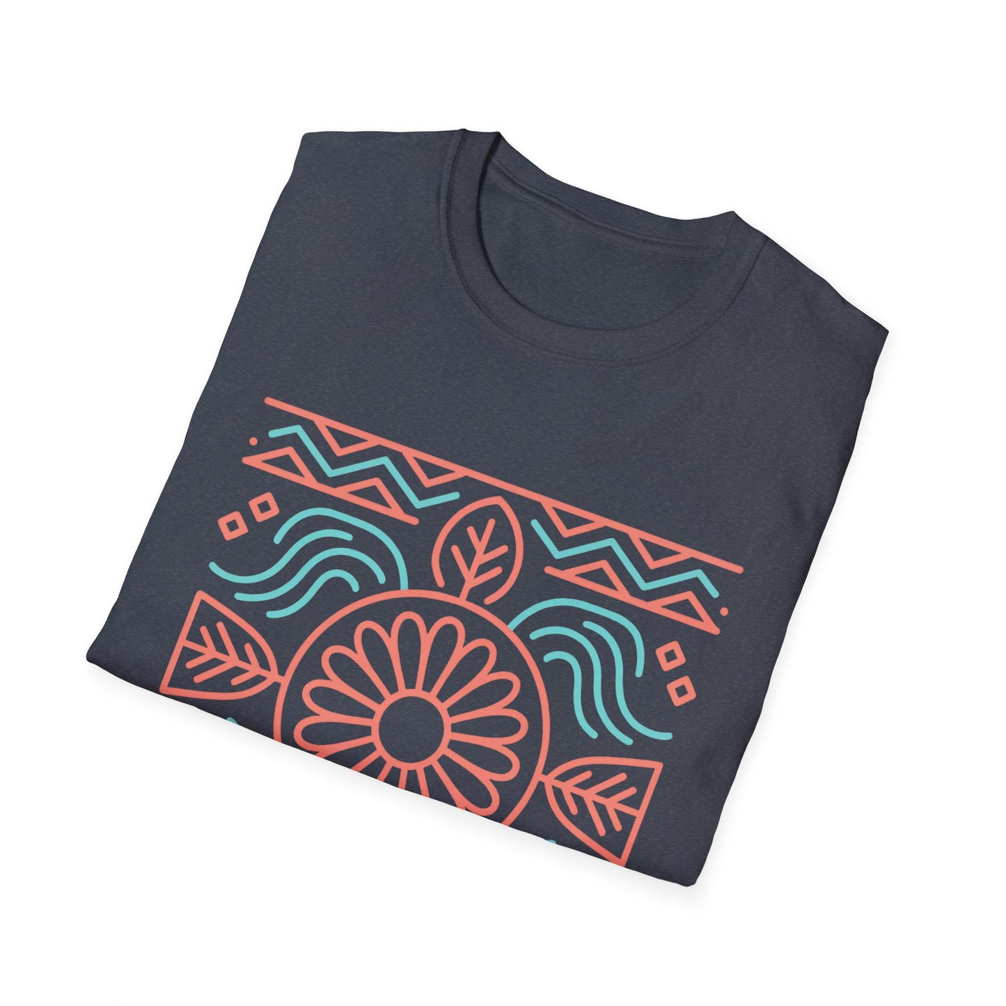 Morning Light Bloom – Women's Native American-Inspired Tee Boho Floral Unisex T-Shirt | Casual Wear, Gift for Her, Summer Style, Eco-Friendly, Beach Day Essential