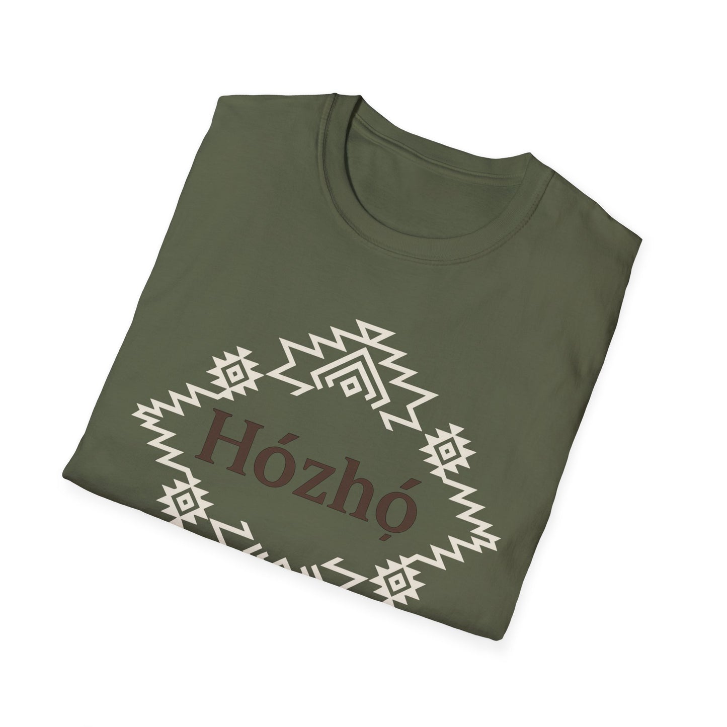 Hózhó-Walk in Beauty Unisex Softstyle T-Shirt, Comfortable Graphic Tee, Minimalist Vibe, Perfect Gift, Eco-Friendly Fashion, Everyday Wear