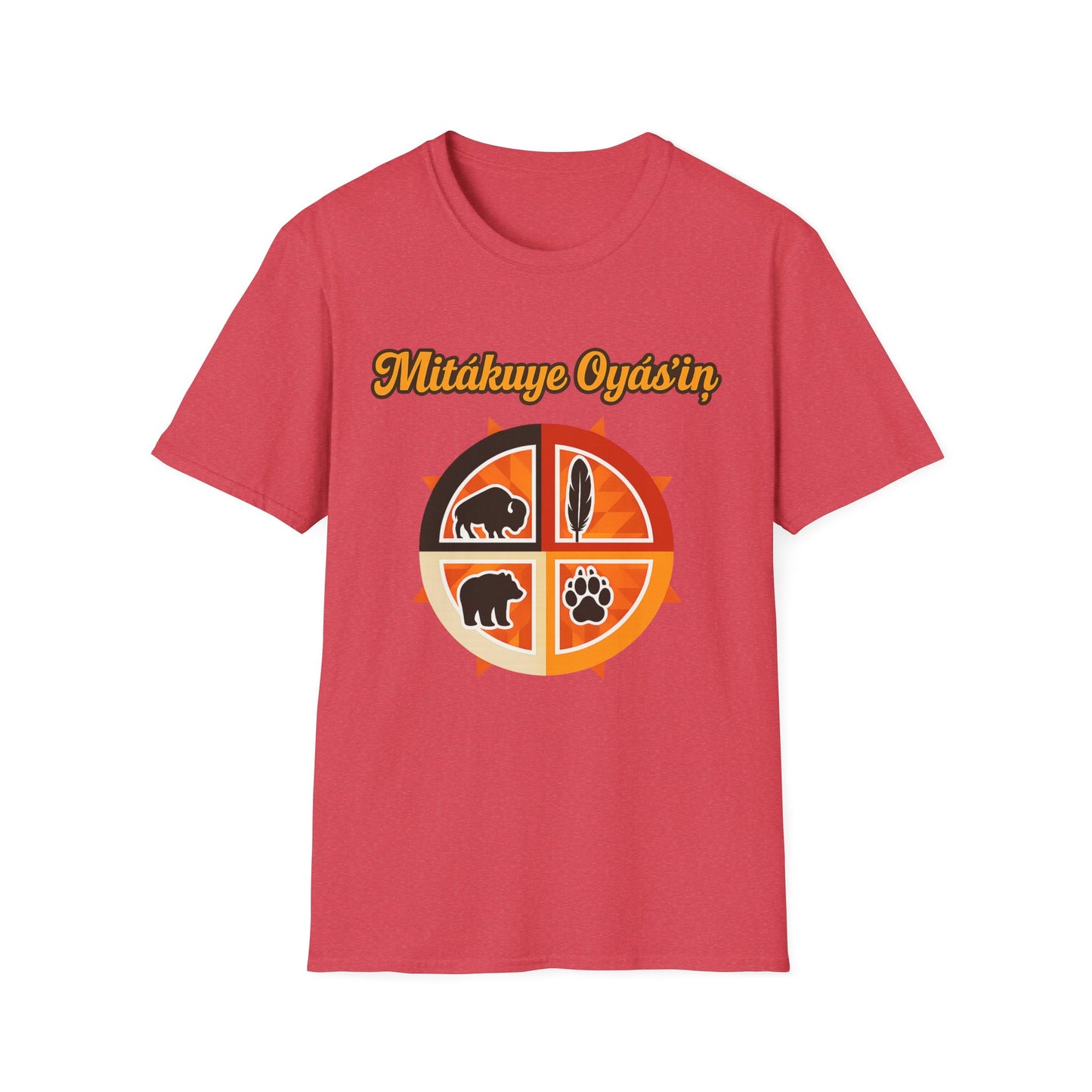 Mitakuye Oyas'in - Tribal Spirit - Unisex T-Shirt, Trendy Family Tee, Native American Gift, Matching Family Shirts, Outdoor Adventure Wear