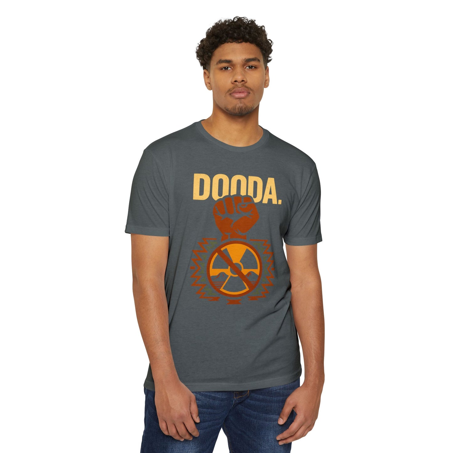 Say it loud. Say it clear. Dooda.-Empowering Unisex T-Shirt with Bold Graphics, Casual Wear, Protest Apparel, Statement Tee, Eco-Conscious Fashion, Gift for Activists