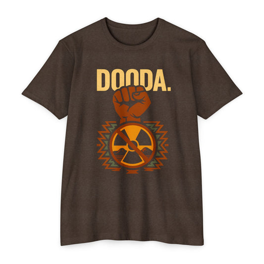 Say it loud. Say it clear. Dooda.-Empowering Unisex T-Shirt with Bold Graphics, Casual Wear, Protest Apparel, Statement Tee, Eco-Conscious Fashion, Gift for Activists