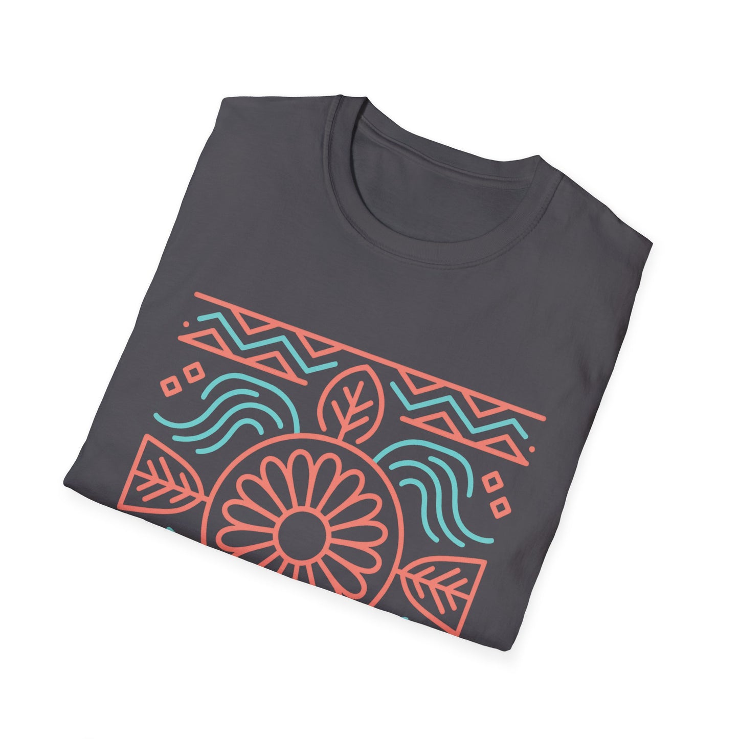 Morning Light Bloom – Women's Native American-Inspired Tee Boho Floral Unisex T-Shirt | Casual Wear, Gift for Her, Summer Style, Eco-Friendly, Beach Day Essential